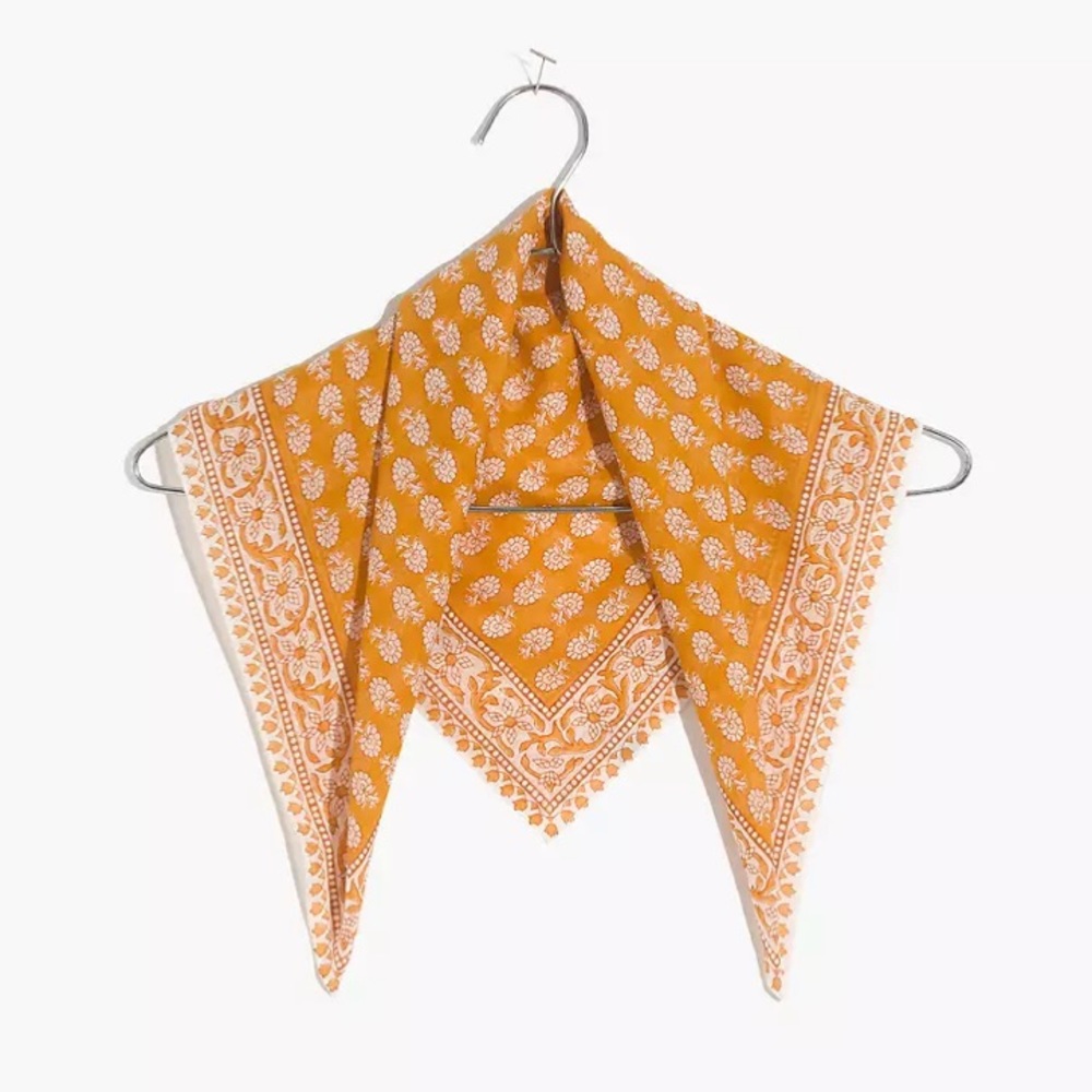 Madewell Bandana Scarf in Tungsten Glow Multi